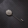 Trendy Opal Rhinestone Flower Long Needle Brooch For Women Vintage Butterfly Leaf Star Crown Lapel Pins Wedding Banquet Jewelry