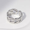 Trendy Stainless Steel Rings for Women Flower Heart Adjustable Finger Ring  Party Jewelry Geometric Aesthetic Open Ring