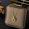 Trendy Sweet Sexy Gold Color Stainless Steel Necklaces For Women Korean  Female Pendant Clavicle Chain Jewelry