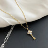 Trendy Sweet Sexy Gold Color Stainless Steel Necklaces For Women Korean  Female Pendant Clavicle Chain Jewelry