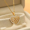 Trendy Sweet Sexy Gold Color Stainless Steel Necklaces For Women Korean  Female Pendant Clavicle Chain Jewelry