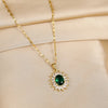 Trendy Sweet Sexy Gold Color Stainless Steel Necklaces For Women Korean  Female Pendant Clavicle Chain Jewelry