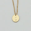 Women Accessories Jewelry Semicolon Engraved Pendant Necklace - Image 7