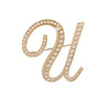 English Initial Letters Simulated Pearls Brooch Pins Jewelry Accessories - Image 8