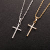 HipHop Cross Necklace For Women Crystal Zircon Men Necklace Metal Chains Choker Jesus Pendants Jewelry Gift - Image 1