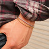 10 Pieces Rope Bracelet Gold Color Stainless Steel Rope Chain Bracelet for Women Men - Image 2