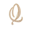 English Initial Letters Simulated Pearls Brooch Pins Jewelry Accessories - Image 20