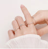 Minimalist Inlaid Cubic Zircon 12 Constellation Rings For Women Zodiac Sign Adjustable Finger Ring Simple Silver Color Jewelry - Image 5