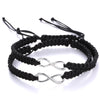 2Pcs/Set Multicolor Number 8 Infinity Lucky Bracelet For Women Men Friendship Handmade Braided Rope Charm Couple Bracelet Gifts - Image 8