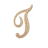 English Initial Letters Simulated Pearls Brooch Pins Jewelry Accessories - Image 9