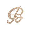 English Initial Letters Simulated Pearls Brooch Pins Jewelry Accessories - Image 23