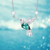 Crystal Hummingbird Pendant Necklace Shiny Zircon Animal Choker Necklace for Women Wedding Party Jewelry Gifts - Image 7