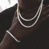 Hip Hop Jewelry Cubic Zirconia Iced Out Tennis Chain Iced Out Gold Plated Bling Necklace For Women - Image 24