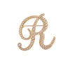 English Initial Letters Simulated Pearls Brooch Pins Jewelry Accessories - Image 19
