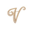 English Initial Letters Simulated Pearls Brooch Pins Jewelry Accessories - Image 14
