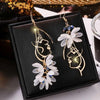 Flower Bohemia Hanging Earrings Women Long Tassel Rhinestone Flowers Earring Female Wedding Party Jewelry Gift - Image 1