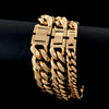 Cuban Chain Men Bracelet Classic Stainless Steel 6-12mm Width Chain Bracelet For Men Women Jewelry Gift - Image 5