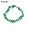Irregular Chip Bead Stretch Bracelet in Multiple Colors - Image 9