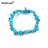 Irregular Chip Bead Stretch Bracelet in Multiple Colors - Image 11