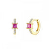 Crmya Gold Silver Filled Hoop Earrings For Women Opal Zircon Earring Hoops Mini Earings Ear Jewelry - Image 17
