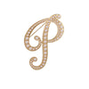 English Initial Letters Simulated Pearls Brooch Pins Jewelry Accessories - Image 21