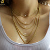Nuoya Stainless Steel Gold Plated Rope Chain Necklace Width 2/3/5mm Twisted Chain Gold Color Necklace for Men Women Jewelry - Image 2
