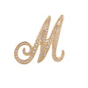 English Initial Letters Simulated Pearls Brooch Pins Jewelry Accessories - Image 16