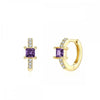 Crmya Gold Silver Filled Hoop Earrings For Women Opal Zircon Earring Hoops Mini Earings Ear Jewelry - Image 11