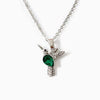 Crystal Hummingbird Pendant Necklace Shiny Zircon Animal Choker Necklace for Women Wedding Party Jewelry Gifts - Image 8