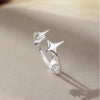 VENTFILLE Silver Color Ring for Women Girl Gift Shining Star Tassel Index Finger Cool Crystal Jewelry 925 Stamp Dropship