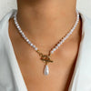 Vienkim Layered Pearl Choker Colar Thick Chains with Pendant Necklace for Women  Choker Necklace on Neck  Jewelry