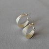 Vintage Metal Double Layer Winding Hollow Round Earrings for Women Trendy Earring Jewelry Prevent Allergy Party Accessories Gift
