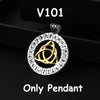 Vintage Stainless Steel Viking Odin Celtics Knot Pendant Necklace Men Punk Viking Jewelry Odin Trinity Pendant And Necklace Gift