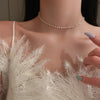 Vintage Style Simple Pearl Chain Choker Necklace for Women Wedding Love Shell Pendant Necklace Jewelry Wholesale