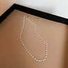Vintage Style Simple Pearl Chain Choker Necklace for Women Wedding Love Shell Pendant Necklace Jewelry Wholesale