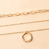 Vintage Twist Round Charm Layered Necklace Women's Jewelry Accessories for Girls Clothing Aesthetic Gifts  Pendant 2022