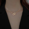 Vintage Twist Round Charm Layered Necklace Women's Jewelry Accessories for Girls Clothing Aesthetic Gifts  Pendant 2022