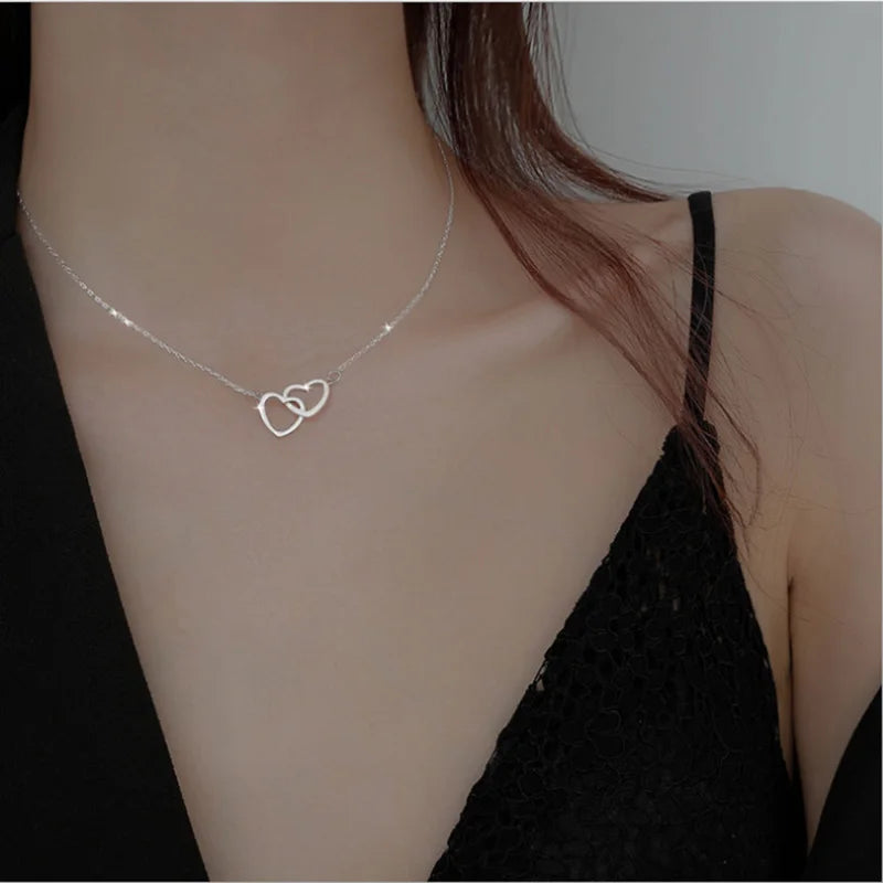Vintage Twist Round Charm Layered Necklace Women's Jewelry Accessories for Girls Clothing Aesthetic Gifts  Pendant 2022
