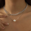 Vintage Twist Round Charm Layered Necklace Women's Jewelry Accessories for Girls Clothing Aesthetic Gifts  Pendant 2022