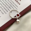 XIYANIKE Asymmetrical Beads Pearl Elastic Cord Rings For Women Girl   Korean   Jewelry Gift Party кольцо женское