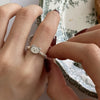 XIYANIKE Asymmetrical Beads Pearl Elastic Cord Rings For Women Girl   Korean   Jewelry Gift Party кольцо женское