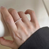 XIYANIKE Asymmetrical Beads Pearl Elastic Cord Rings For Women Girl   Korean   Jewelry Gift Party кольцо женское