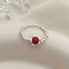 XIYANIKE Asymmetrical Beads Pearl Elastic Cord Rings For Women Girl   Korean   Jewelry Gift Party кольцо женское
