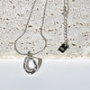 XIYANIKE Irregular Hollow Water Droplets Necklace For Women Girl Clavicle Choker  Jewelry Friend Gift Party collier femme