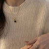 XIYANIKE Vintage Double Sided Heart Pendant Necklace For Women Girl Clavicle Chain Choker   Trendy Jewelry Gift Party