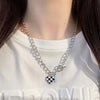 Y2K Crystal Butterfly Pendant Necklace Women Light   Egirl Punk Heart Grunge Clavicle Chain  Jewelry Party Gift 2023