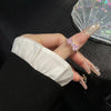 Y2K Pink Crystal Bowknot Zircon Rings for Women  Sweet Lovely Girl Open Adjustable Ring Kpop Party Jewelry Gift 2023