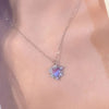 Y2K Retro Kpop Silver Color Pendant Necklaces For Women Gothic Zircon Heart Cross Tassel Necklace Punk Clavicle Choker Jewelry