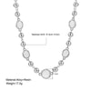 Y2K Retro Kpop Silver Color Pendant Necklaces For Women Gothic Zircon Heart Cross Tassel Necklace Punk Clavicle Choker Jewelry