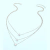 ZOSHI   Multi Layer Chains Necklace for Women Summer  Jewelry Gold Plated Round Chip Pendant Tassel Necklace